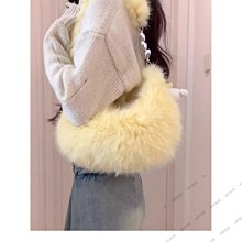 2024新款秋冬潮毛毛包可愛手提包粉色毛絨包網紅百搭單肩斜跨包女kby科貝 歷史價格詳細信息