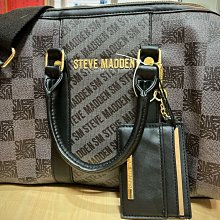 【Steve Madden】男皮帶 皮帶 雙面雙色 經典LOGO設計 黑銀扣頭／黑+咖 (SML) 歷史價格詳細信息