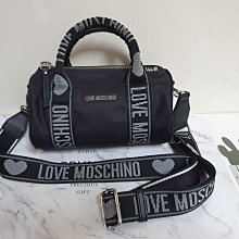 MOSCHINO-黑色愛心羔羊皮保齡球包/參考市價2萬-極新真品 歷史價格詳細信息