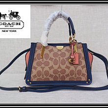 COACH 新款小號半月包斜挎包  卡其拼咖 歷史價格詳細信息