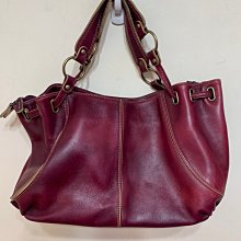 「 二手包 」 真皮手提斜背包（紫色）L 歷史價格詳細信息