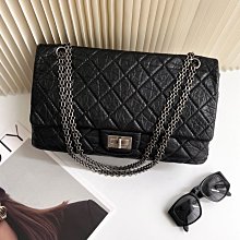 CHANEL 2.55經典菱格紋小牛皮鏈帶WOC斜背包(黑色) 歷史價格詳細信息