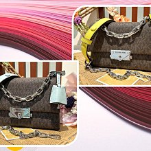 MICHAEL KORS MK單寧掛鍊斜背包-大/藍 歷史價格詳細信息