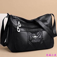 中年軟皮多層拉鏈小方包女士斜背包 優雅大容量女斜挎包 洋氣時尚多口袋女包包 潮流韓版女生單肩包 百搭女士側背包 歷史價格詳細信息
