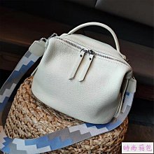 頭層牛皮手提包飯盒包時尚小眾軟皮枕頭包2024新款真皮女包斜挎包女士包包 歷史價格詳細信息