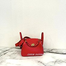 HERMES Mini Lindy Bag 銀釦兩用包.錦葵紫 18cm 歷史價格詳細信息