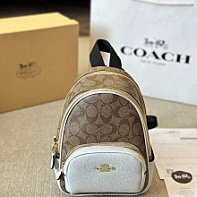 【COACH】COURT金屬LOGO皮革雙層拉鍊後背包(多款可選) 歷史價格詳細信息