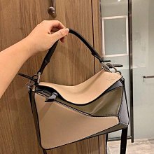 LOEWE羅意威 大號幾何真皮新款潮品牌幾何包菱格真皮女包斜挎代購 歷史價格詳細信息
