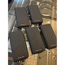 MK經典圓形Logo荔枝真皮長夾 歷史價格詳細信息