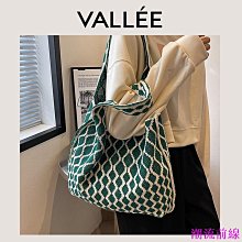 ✨現貨包包✨新款日常通勤大容量菱格帆布包單肩購物袋托特包手提帆布大包質感斜背包側背包肩背包-時尚箱包 歷史價格詳細信息