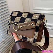小眾高級質感鏈條小方包包女新款今流行菱格白色手提包春夏-包沒煩惱 歷史價格詳細信息
