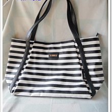 ＊大姐的店＊【SO NICE黑白條紋 手提包】單肩包、側背包、購物包、手提袋、大提袋、環保袋、購物袋 價格比較,價格查詢,歷史價格詳細信息