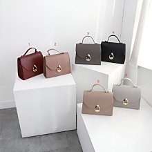 正韓 小方包 單肩包 側背包 手拿包 時尚鎖釦 女包 迷你小方包 棕 歷史價格詳細信息