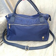 專櫃尼龍手提肩背尺寸25x34x9帶43cm(櫃4藍180） 歷史價格詳細信息