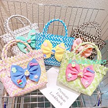 ROGI 撞色半拼菱格長方型針織手提包/手機包/萬用包-1214預購 歷史價格詳細信息