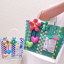 ROGI 撞色半拼菱格長方型針織手提包/手機包/萬用包-1214預購 歷史價格詳細信息