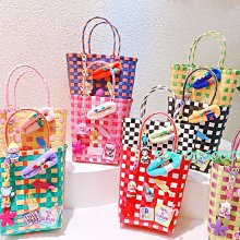 ROGI 撞色半拼菱格長方型針織手提包/手機包/萬用包-1214預購 歷史價格詳細信息