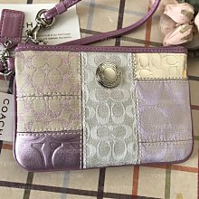 全新真品  COACH包 ／斜背包／碎花LOGO 防刮皮革 寬背帶 肩背包 歷史價格詳細信息