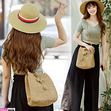 Linda私家衣櫥*草帽女日系優雅蝴蝶結飄帶平頂禮帽拉菲草夏季出遊沙灘大簷遮陽帽 歷史價格詳細信息