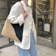 【FAT CAT HOUSE胖貓屋】ins熱賣森林系休閒草編包 編織包 側背包 沙灘包 手工訂製草編包 單肩包 藤編包 歷史價格詳細信息