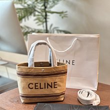 頂級 celin ce家凱旋門材質trlomphe 材質塗層帆布 拼牛皮 水桶包斜挎斜背包 大號3327小號30＊22 流行 歷史價格詳細信息