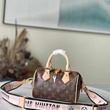 Louis Vuitton 經典SPEEDY BANDOULIERE 20帆布手提/斜背波士頓包(桃紅色) 歷史價格詳細信息