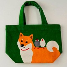 ◎Life Sense◎【FRIENDSHILL】SIBATASAN 柴犬好朋友手提袋 便當袋 午餐袋 柴田 狗狗 歷史價格詳細信息