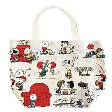 史努比 帆布手提袋 便當袋 午餐袋 Snoopy PEANUTS 日本正版【140073】 歷史價格詳細信息