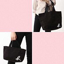 ♥ 小花日韓雜貨 -- 日本素色 agnes b LOGO 小包帆布手提包放水壺水餃包便當袋 歷史價格詳細信息