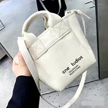 【熱賣精選】Acne Webbing手提包mint green2021新款色大容量帆布包單肩托特包明星大牌同款 歷史價格詳細信息