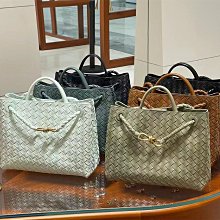 2024新款小眾設計金屬繩扣真皮編織托特包單肩手提大容量菜籃子包熱銷 明星大牌同款包包 歷史價格詳細信息