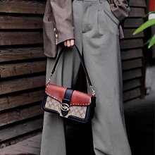 新款包包女Georgie復古馬鞍包真皮老花翻蓋包單肩斜挎小豬包 coach包大牌同款妖精 歷史價格詳細信息