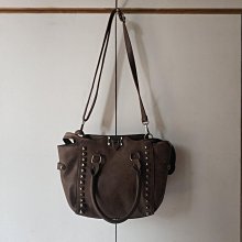 「 二手包 」 真皮手提斜背包（紫色）L 歷史價格詳細信息