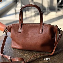 【子芸芳】餃子包真皮精緻氣質手提包頭層牛皮單肩斜背包褶皺手提包 價格比較,價格查詢,歷史價格詳細信息