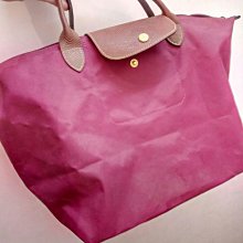 Longchamp棗紅色真皮 手提包（真品） 歷史價格詳細信息