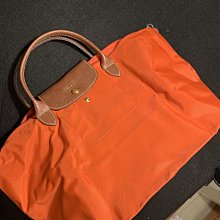 Longchamp棗紅色真皮 手提包（真品） 歷史價格詳細信息