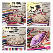 COACH跨境時尚印花通懃水桶女包歐美複古手提託特包經典老花單肩斜挎包 歷史價格詳細信息