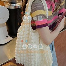 泡泡花朵手提圓筒包女2023新款日韓少女質感單肩手拎便當包購物袋 歷史價格詳細信息