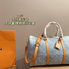 Leann代購~新款丹寧牛仔迷你枕頭包單肩波士頓手提斜挎包2024女包高顏值 17*11cm 配包裝盒 歷史價格詳細信息