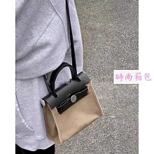 帆布純色拼接手提包 提袋多口袋實用帆布包 包包 帆布斜背包  托特包 帆布包 時尚手提包 外出小包 文青風 現貨-時尚箱包 歷史價格詳細信息