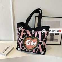 字母帆布包 可愛文青日系 斜挎單肩包 手提包 水桶包 字母包 帆布斜挎包 韓國 肩背 斜背 側背 潮可 流行 精品 歷史價格詳細信息