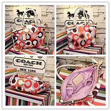 COACH跨境時尚印花通懃水桶女包歐美複古手提託特包經典老花單肩斜挎包 歷史價格詳細信息