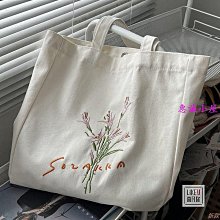 新款文藝帆布包女單肩手提購物袋復古托特包布包袋大容量女包ˇ好好精品 歷史價格詳細信息
