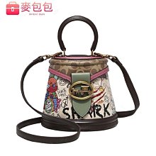 包包 女包 手提包 單肩包女包包小熊塗鴉水桶包女夏天2021新款時尚百搭斜挎包單肩包手提包 流行 精品 歷史價格詳細信息