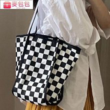 物袋 托特包 韓版包包女新款潮網紅復古條紋托特包單肩購物包大容量帆布包 歷史價格詳細信息