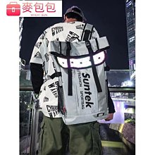 雙肩包男大學生港風潮牌ins風男士大容量電腦旅行揹包 高中生 歷史價格詳細信息