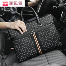 男士公文包 手提  袋鼠男士包包手提包手拿質感商務公文包休閒斜背包斜背包--麥包包 歷史價格詳細信息