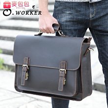 2022新款男頭層牛皮商務斜背軟皮休閒真皮斜背掛公事公事男生手提公示公文真牛皮手提公事商 歷史價格詳細信息