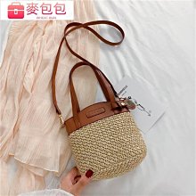 新款斜挎草編包手提女包編織度假包籐編包 Instagram 風格小包夏季水桶包bffsw.tw20240229（滿599免運） 歷史價格詳細信息