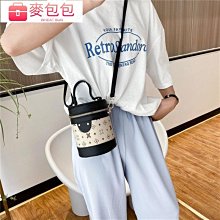 水桶包 小水桶包 迷你水桶包 圓筒包撞色小眾帆布水桶包2024潮高級感珍珠手拎斜背包 流行 歷史價格詳細信息